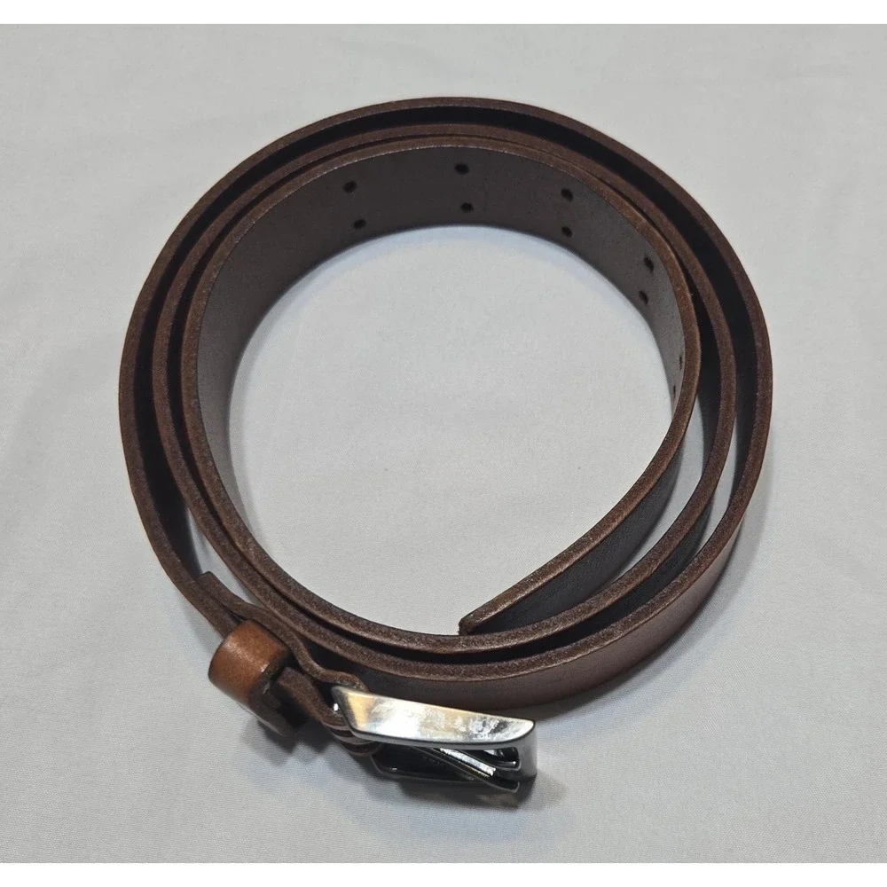Relic Fossil Dual Pronged XL Genuine Leather Brown Belt 1